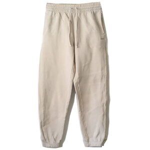 Aritzia TNA Sweatfleece Boyfriend Fit Sweatpants Joggers S Tan Beige